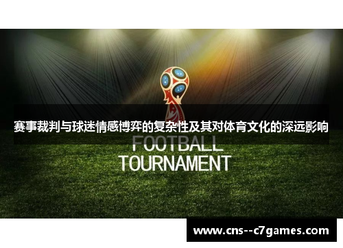 赛事裁判与球迷情感博弈的复杂性及其对体育文化的深远影响